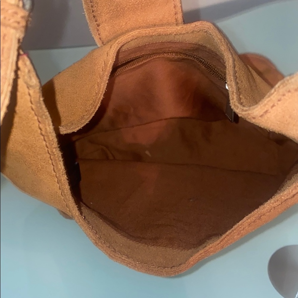 Suede bag. - Picture 2 of 2